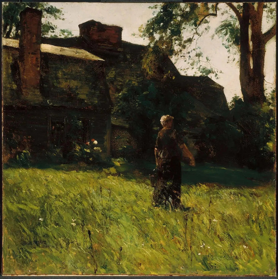 Vecchia casa Fairbanks, Dedham, Massachusetts - Childe Hassam