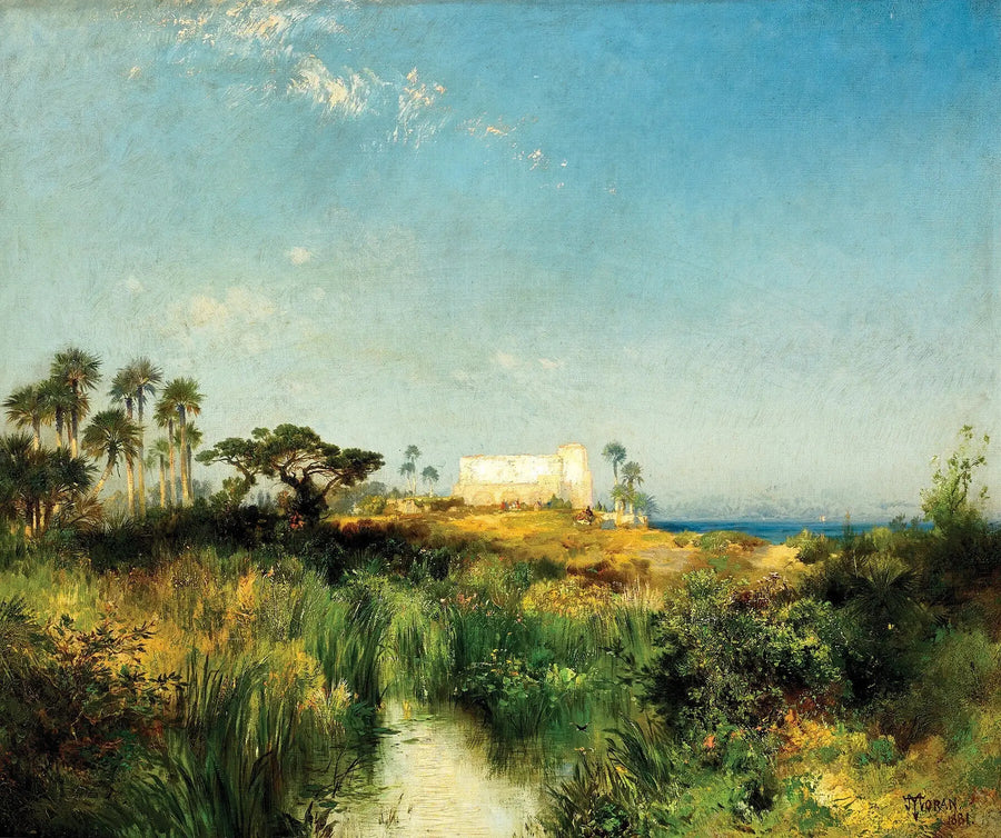 Vecchia torre di vedetta a Saint-Augustin - Thomas Moran