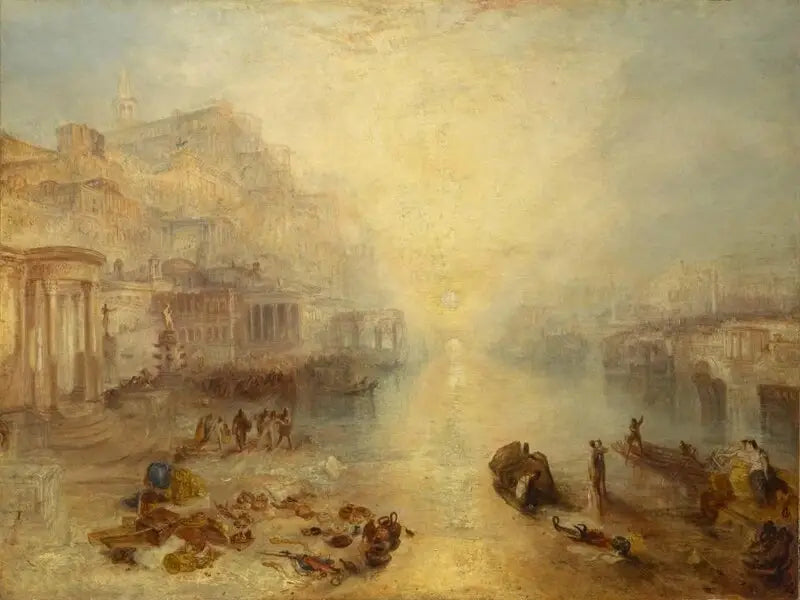 Italia Antica - Ovidio Esiliato da Roma - J. M. W. Turner