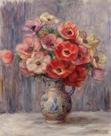Anemoni - Pierre-Auguste Renoir