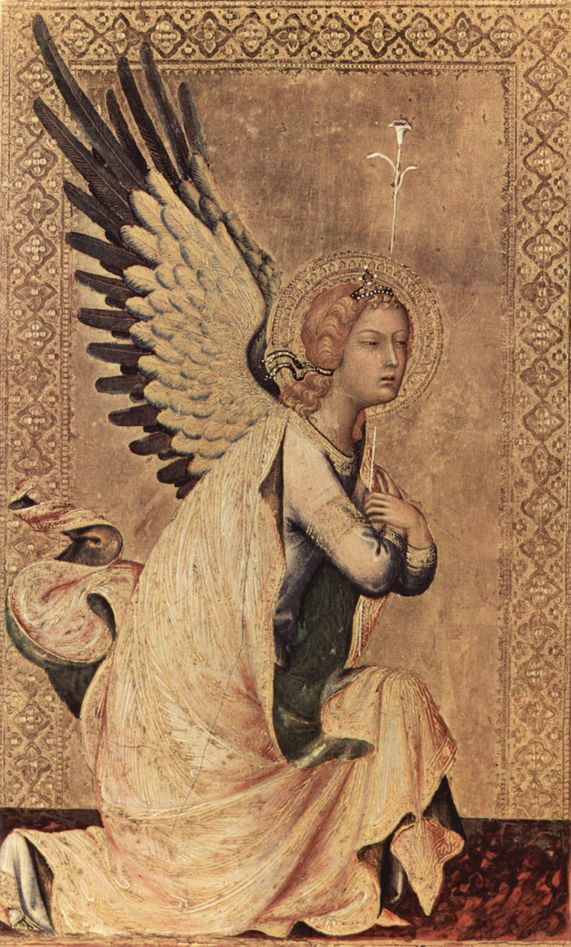Angelo dell'Annunciazione - Simone Martini