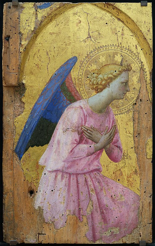 Ange en adoration tourné vers la droite - Fra Angelico - Alpha Reproduction