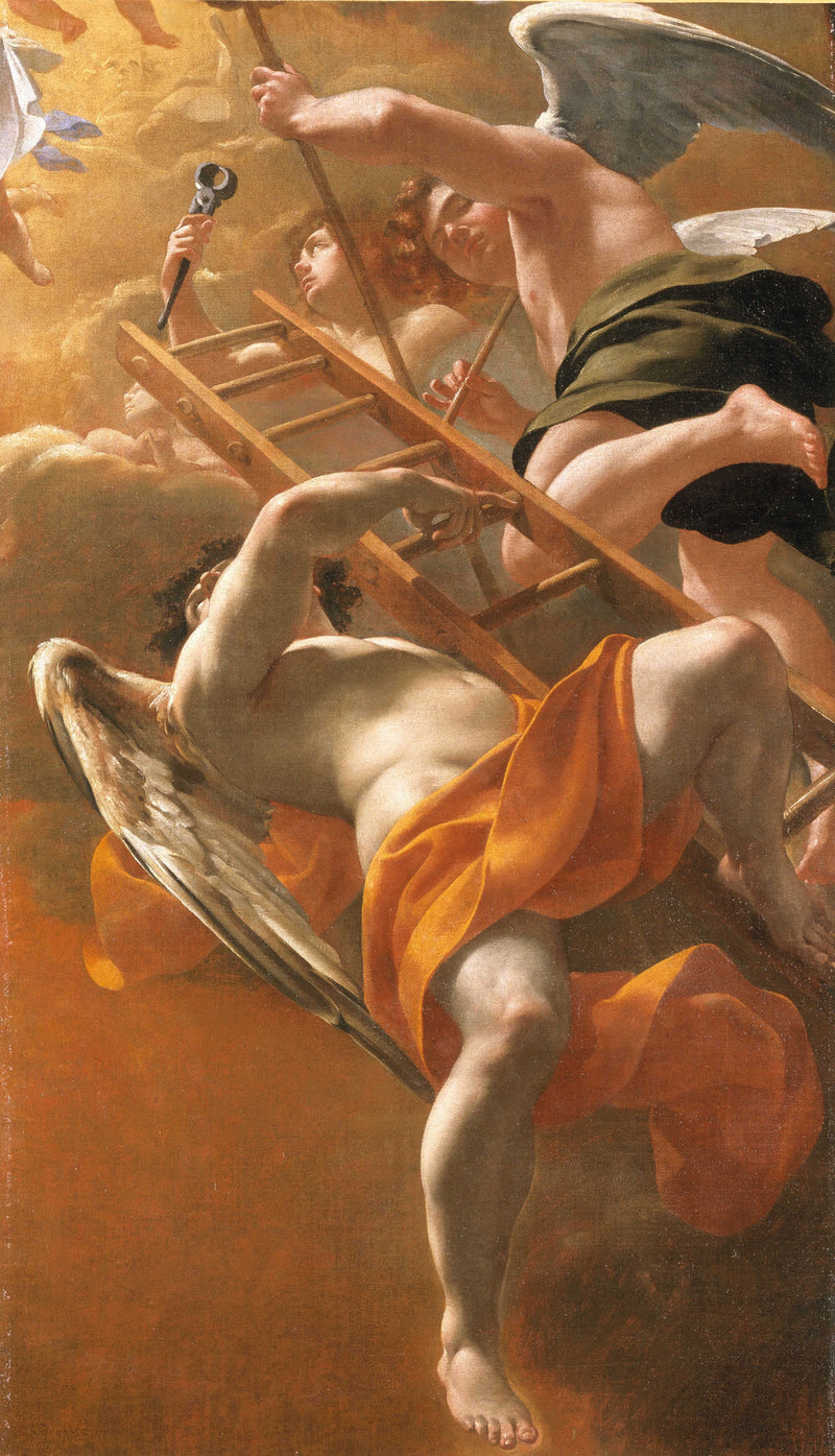 Angeli che portano gli strumenti della Passione - Simon Vouet
