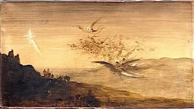 Anges suivant les Rois Mages.jpg - Gustave Moreau image 1 tableau peint à l’huile sur toile