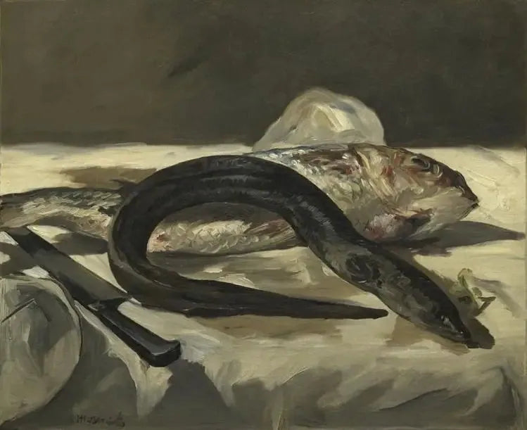 Anguilla e Rosso - Édouard Manet