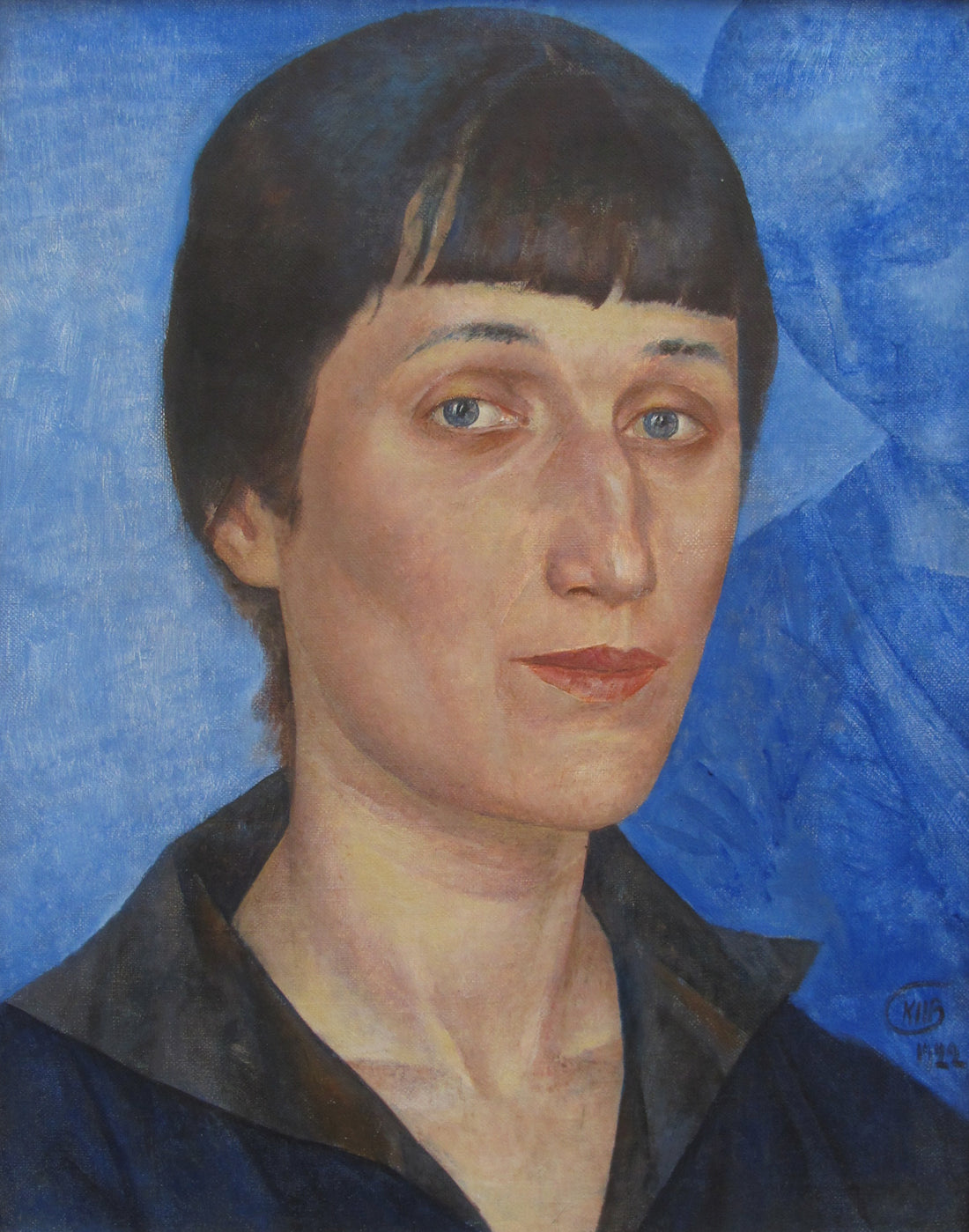 Portrait d’Anna Akhmatova - Kouzma Petrov-Vodkine