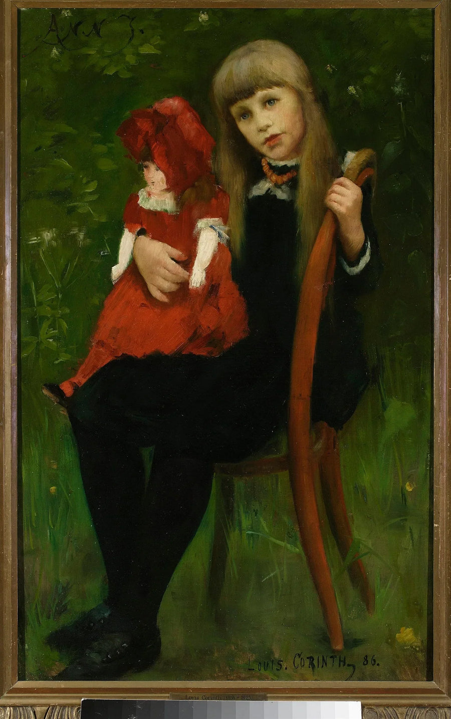 Anna Schaumberg con la bambola. - Lovis Corinth