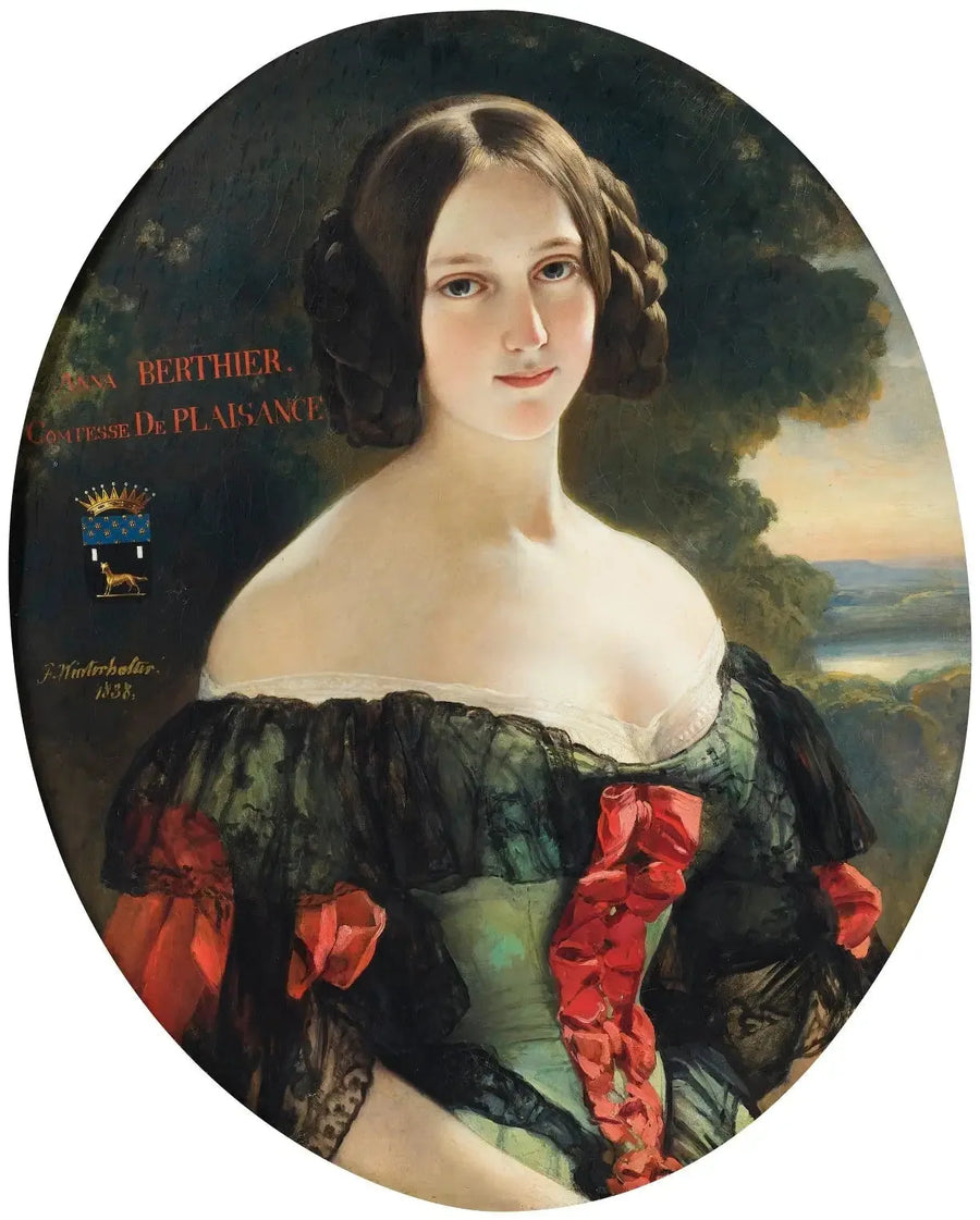 Anne, contessa di Plaisance (1815-1878), successivamente duchessa di Plaisance, nata Mlle Bertier de Wagram - Franz Xaver Winterhalter
