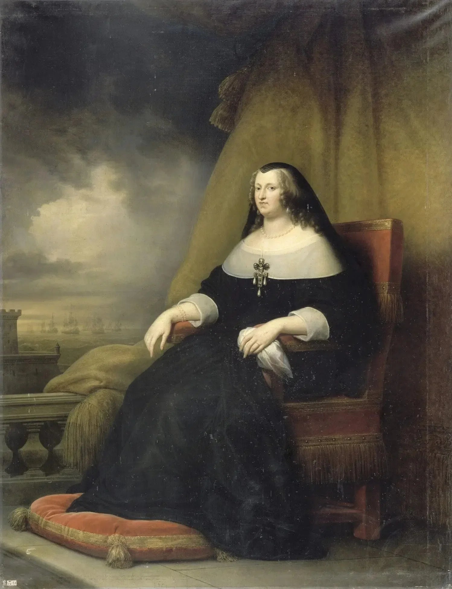 Anne d'Autriche, reine de France - Charles de Steuben image 1 copie de tableau peinte à la main