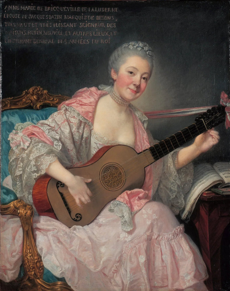 Anne-Marie de Bricqueville de Laluserne, marchesa di Bezons - Jean-Baptiste Greuze