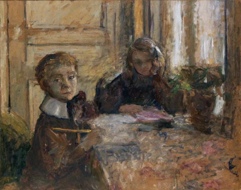 Annette e Jacques Roussel facendo il loro dovere - Édouard Vuillard