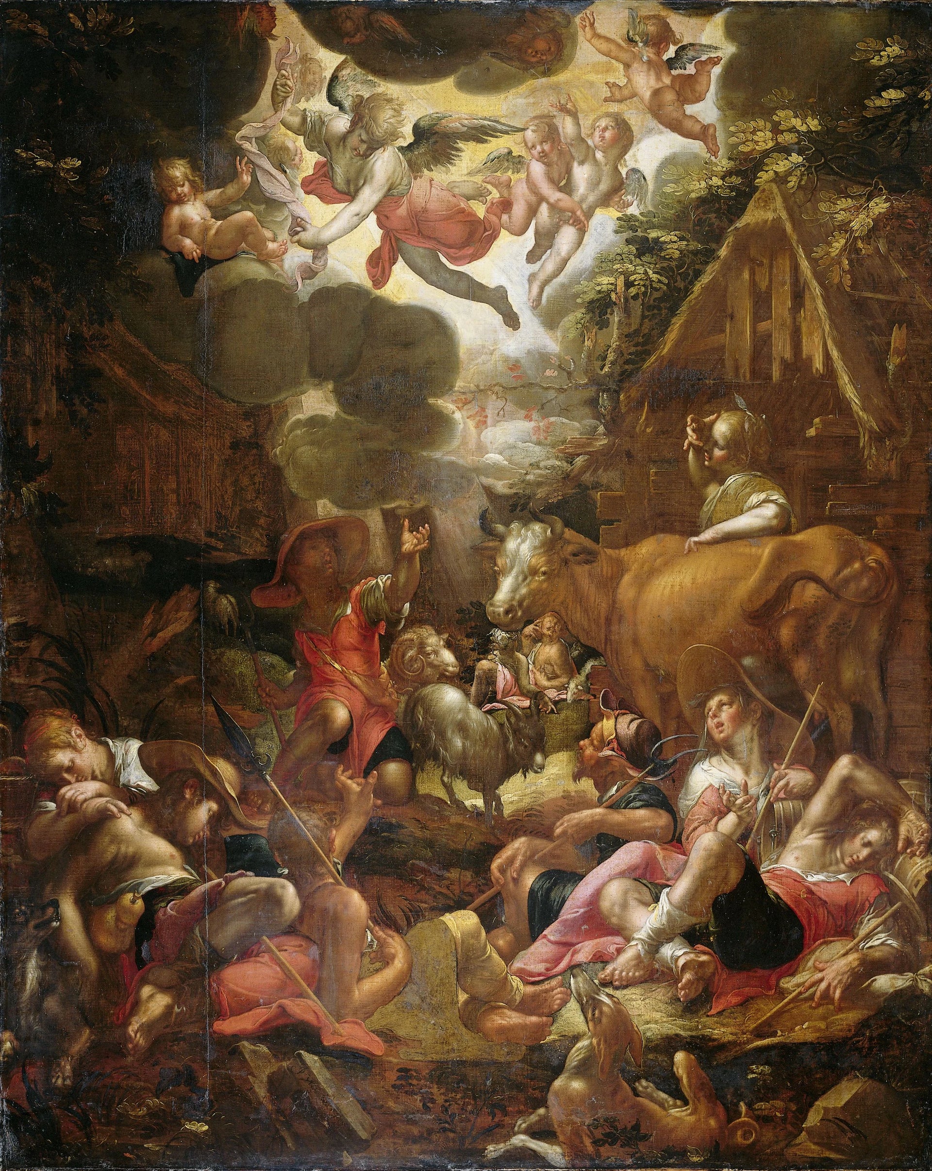 L'annonce aux bergers - Joachim Wtewael