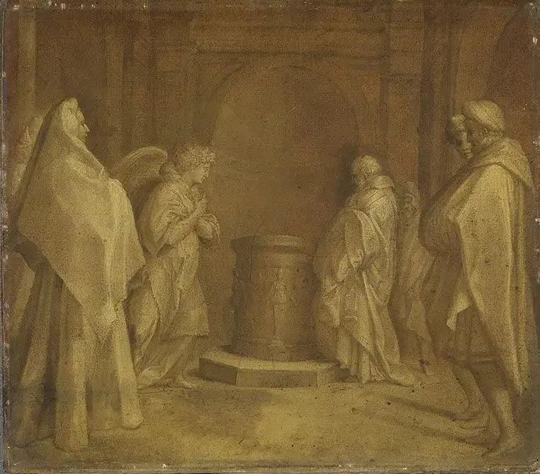 Annunciazione della nascita di Giovanni Battista - Andrea del Sarto