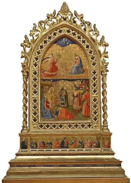 Annunciazione e Adorazione dei Magi - Fra Angelico