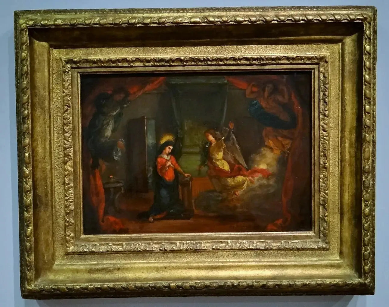 Annonciation - Eugène Delacroix image 1 reproduction d’œuvre d’art à l’huile