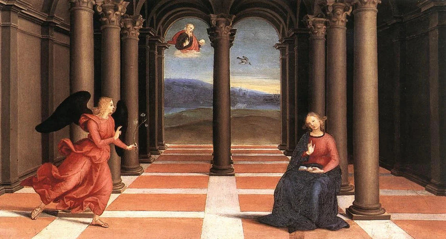 L’Annonciation, prédelle du retable Oddi, 1504-1505 – Raphaël