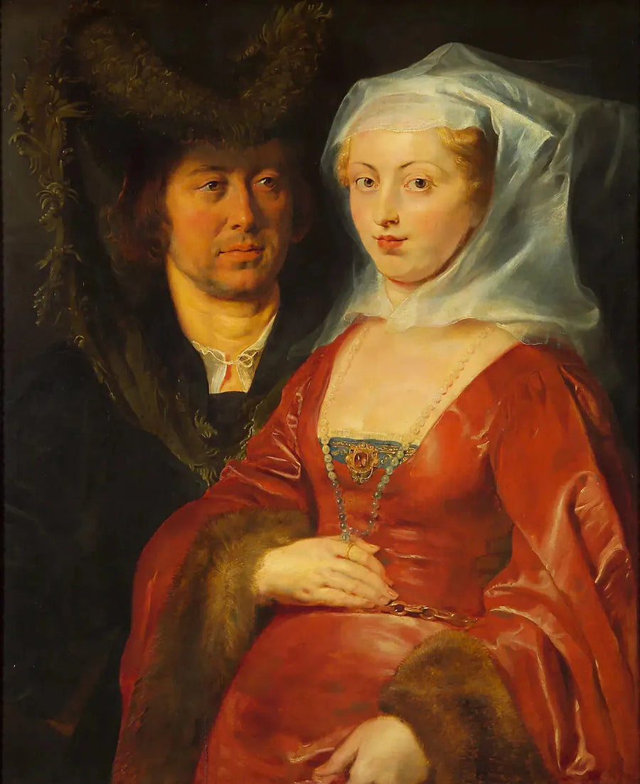 Anségise e santa Béga - Peter Paul Rubens