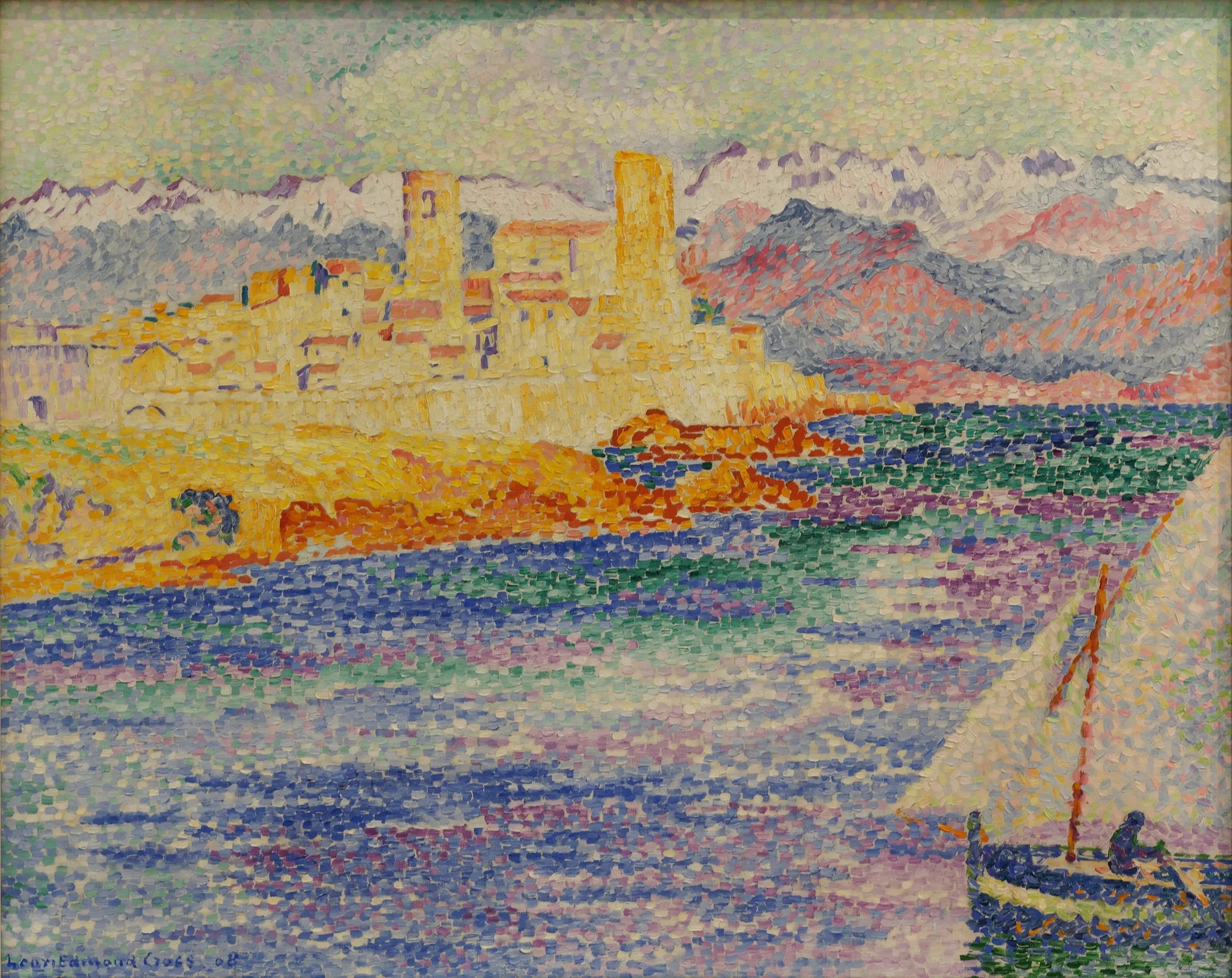 Antibes - Henri-Edmond Cross image 1 reproduction artisanale de tableau
