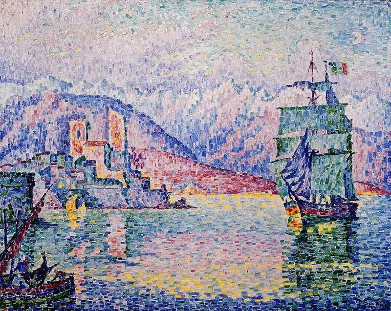Antibes di sera - Paul Signac