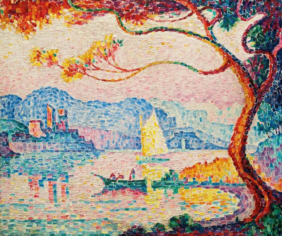 Antibes. Piccolo Porto di Bacon - Paul Signac