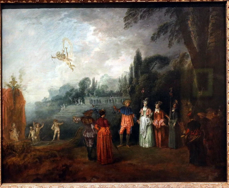 L’Embarquement pour Cythère — version de Francfort - Antoine Watteau