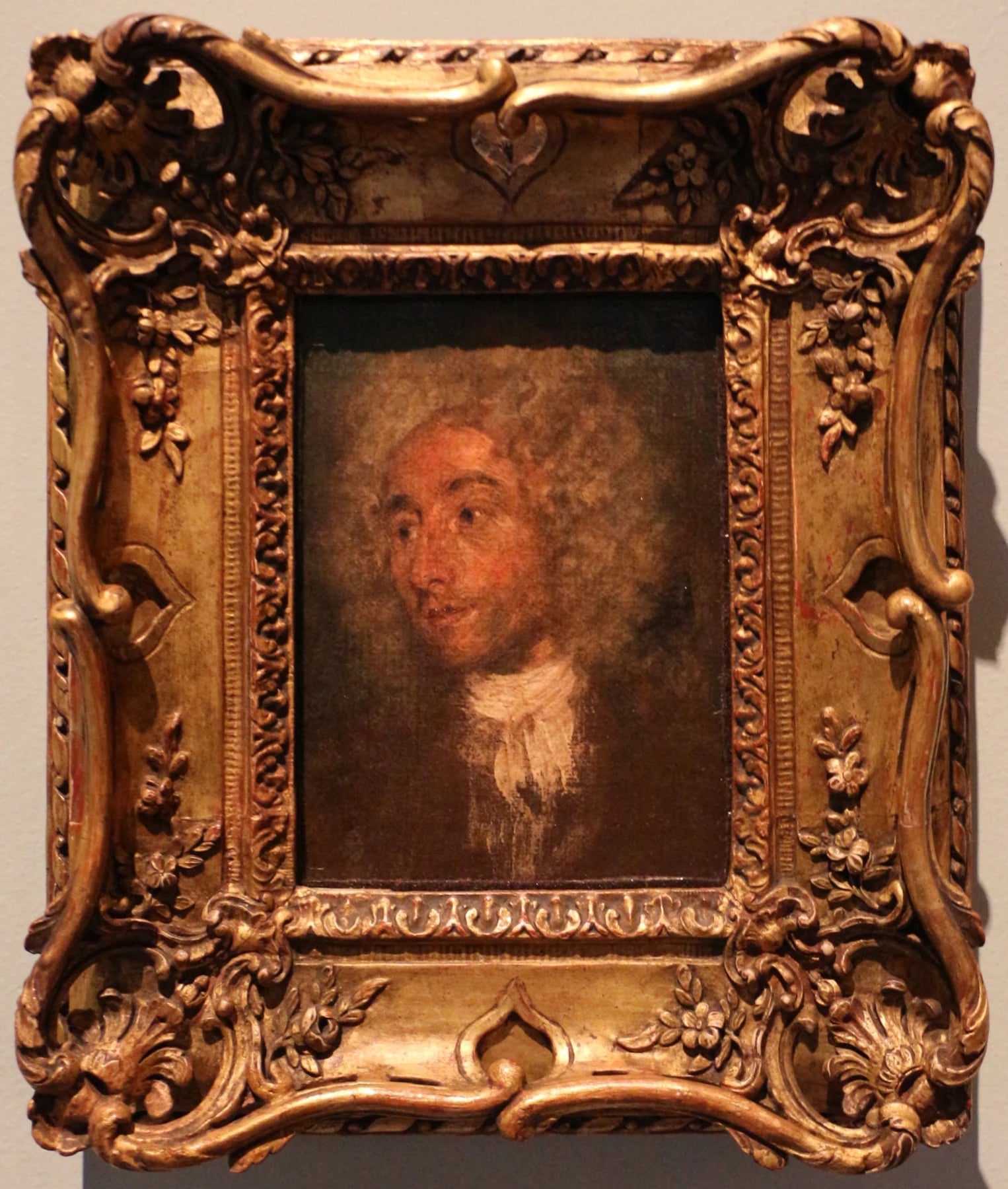 Portrait d’homme, peinture d’Antoine Watteau