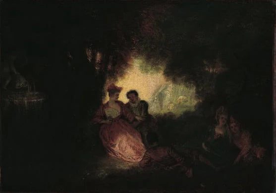 Les Plaisirs de l’été, peinture d’Antoine Watteau