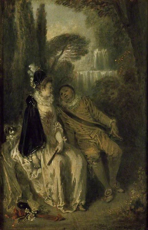 Le Repos gracieux, peinture d’Antoine Watteau