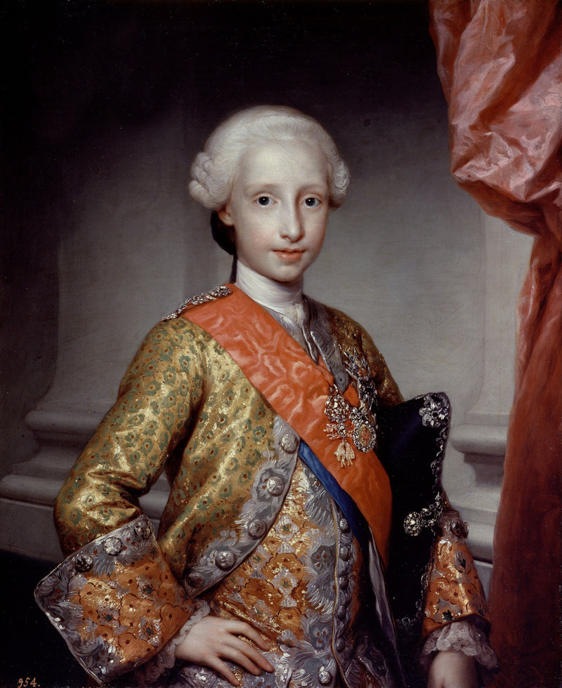 Antonio Pascual de Borbón y Sajonia, principe di Spagna - Anton Raphael Mengs