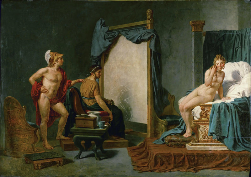 Apelle che dipinge Campaspe alla presenza di Alessandro - Jacques-Louis David