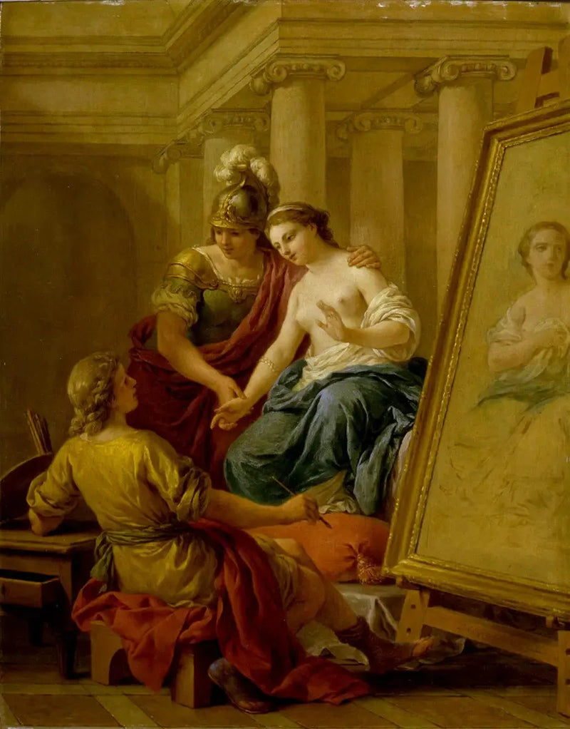 Apelle innamorato di Campaspe - Louis Jean François Lagrenée