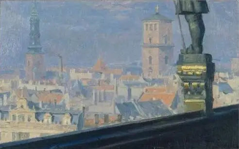 Anteprima di Københavns Rådhus - Peder Severin Krøyer