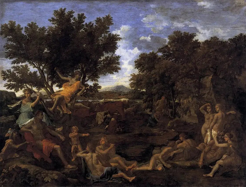 Apollo innamorato di Dafne - Nicolas Poussin