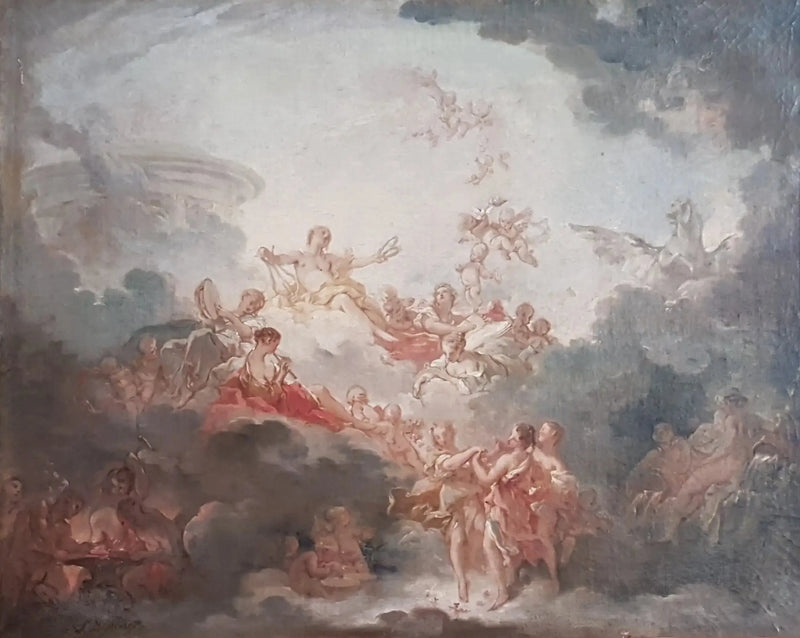 Apollo incoronando le arti - François Boucher