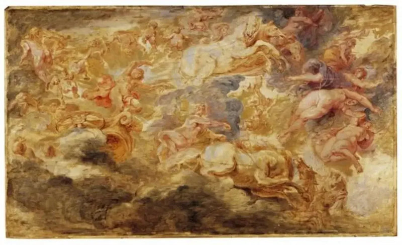 Apollo nel carro del sole - Peter Paul Rubens