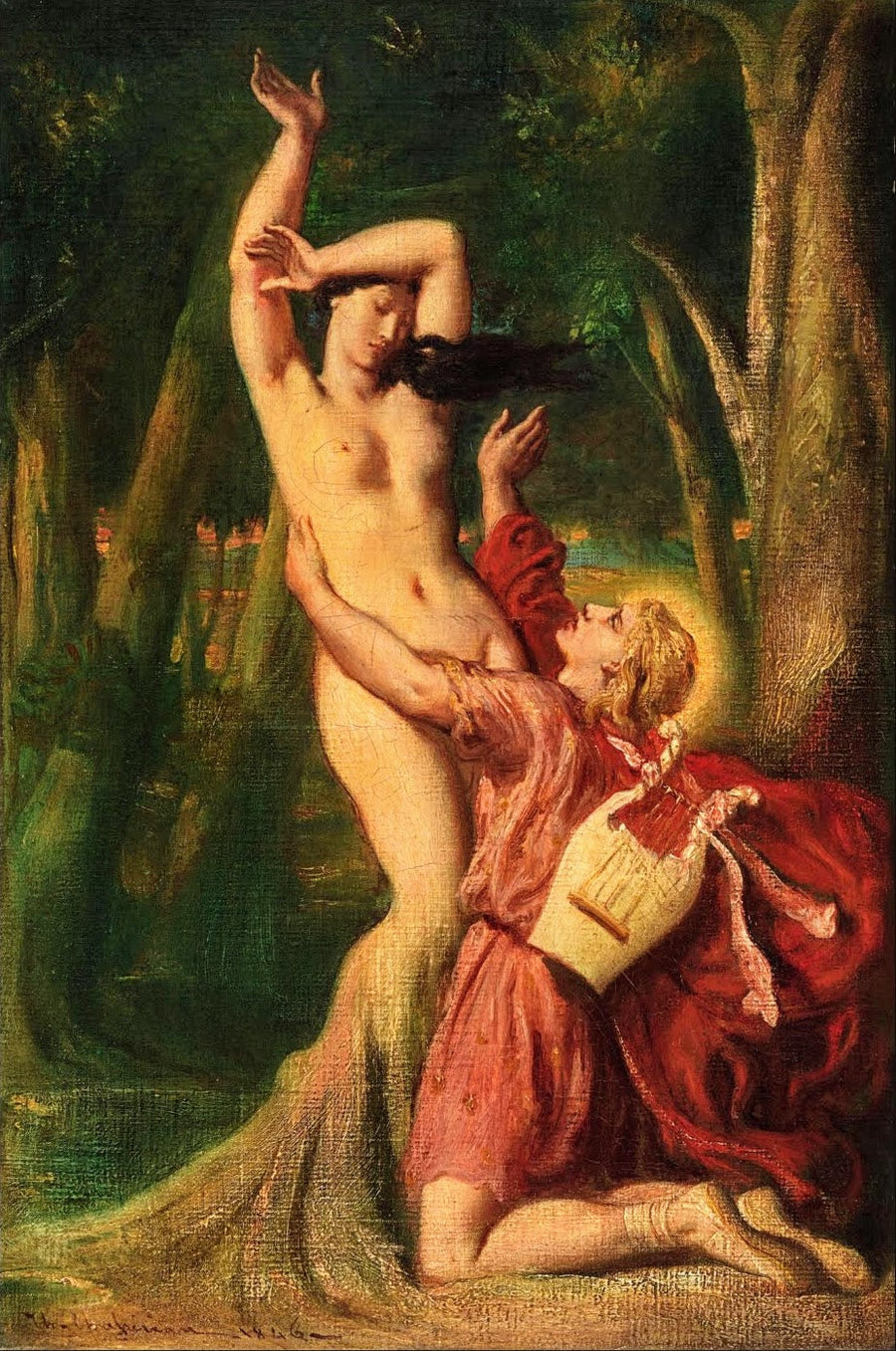 Apollo e Dafne - Théodore Chassériau