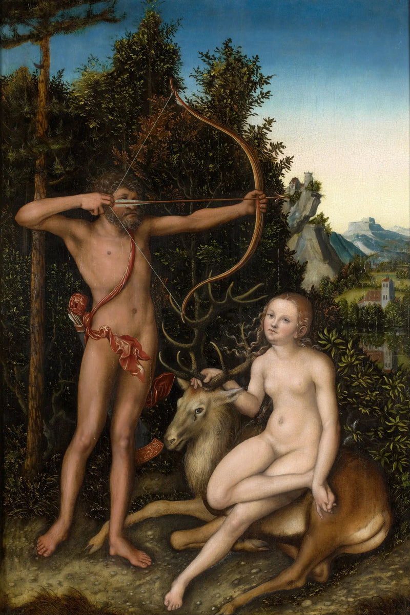 Apollo e Diana - Lucas Cranach il Vecchio