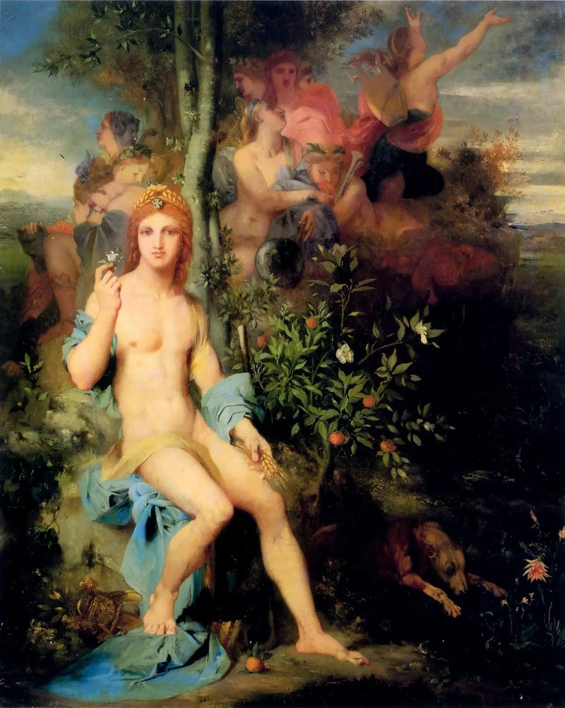 Apollo e le Nove Muse - Gustave Moreau