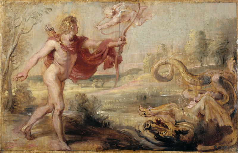 Apollo e Python - Peter Paul Rubens