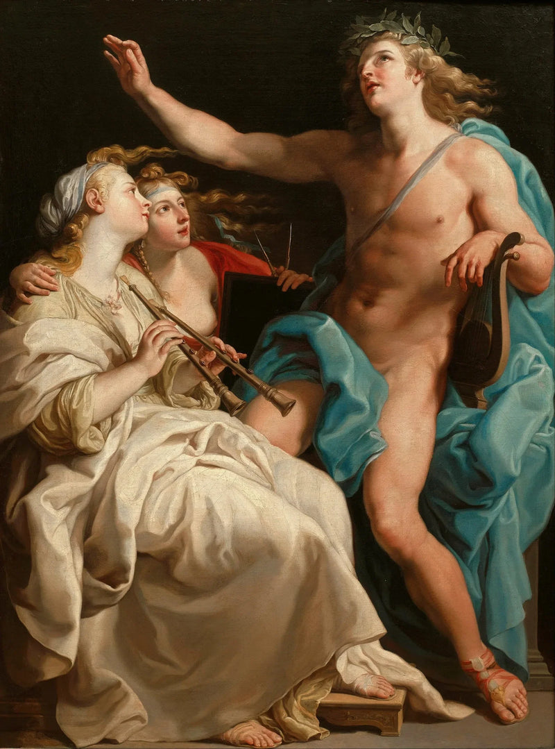 Apollon, Euterpe e Urania - Pompeo Batoni