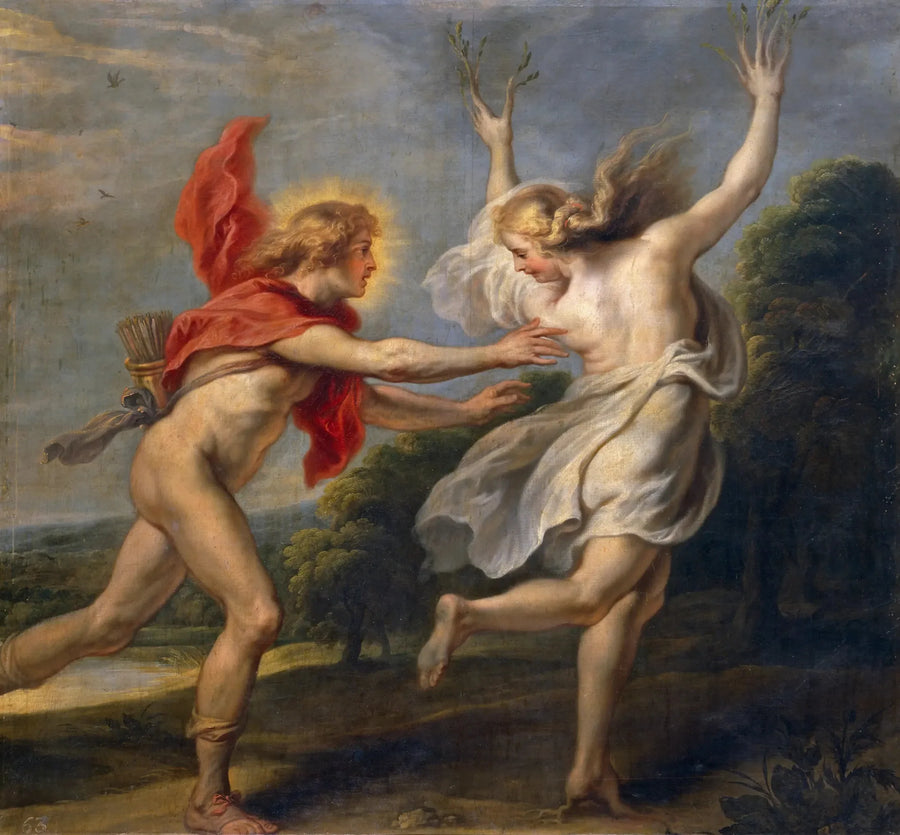 Apollo che insegue Dafne - Peter Paul Rubens