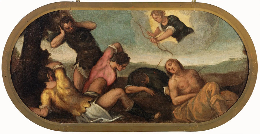 Apollon spara ai figli di Niobe - Paul Véronèse
