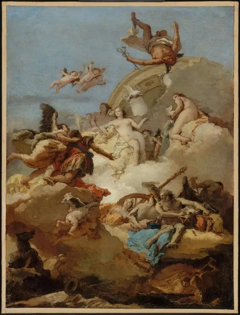 Apothéose di Enea - Giovanni Battista Tiepolo