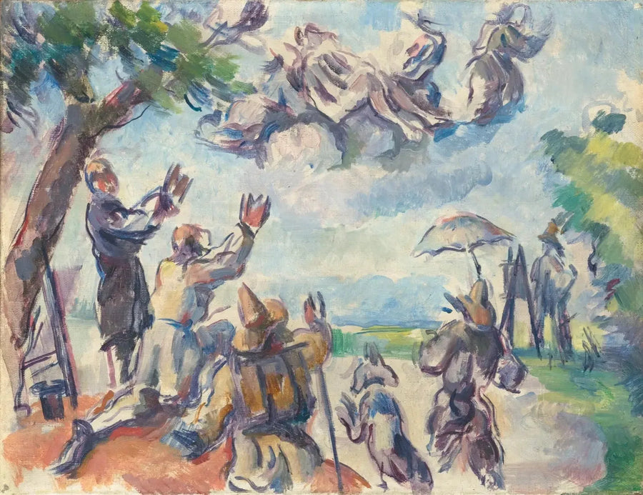 Apoteosi di Delacroix - Paul Cézanne
