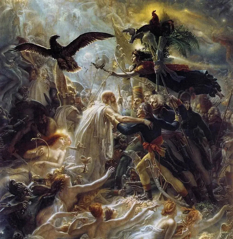 Apothéose dei eroi francesi morti per la patria durante la guerra della libertà - Anne-Louis Girodet