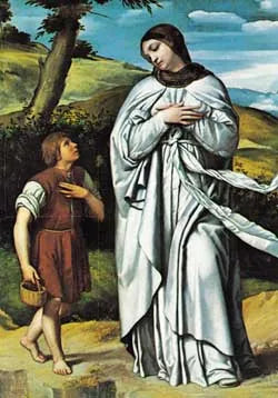 Apparizione della Madonna al Sordomuto Filippo Viotti - Alessandro Bonvicino