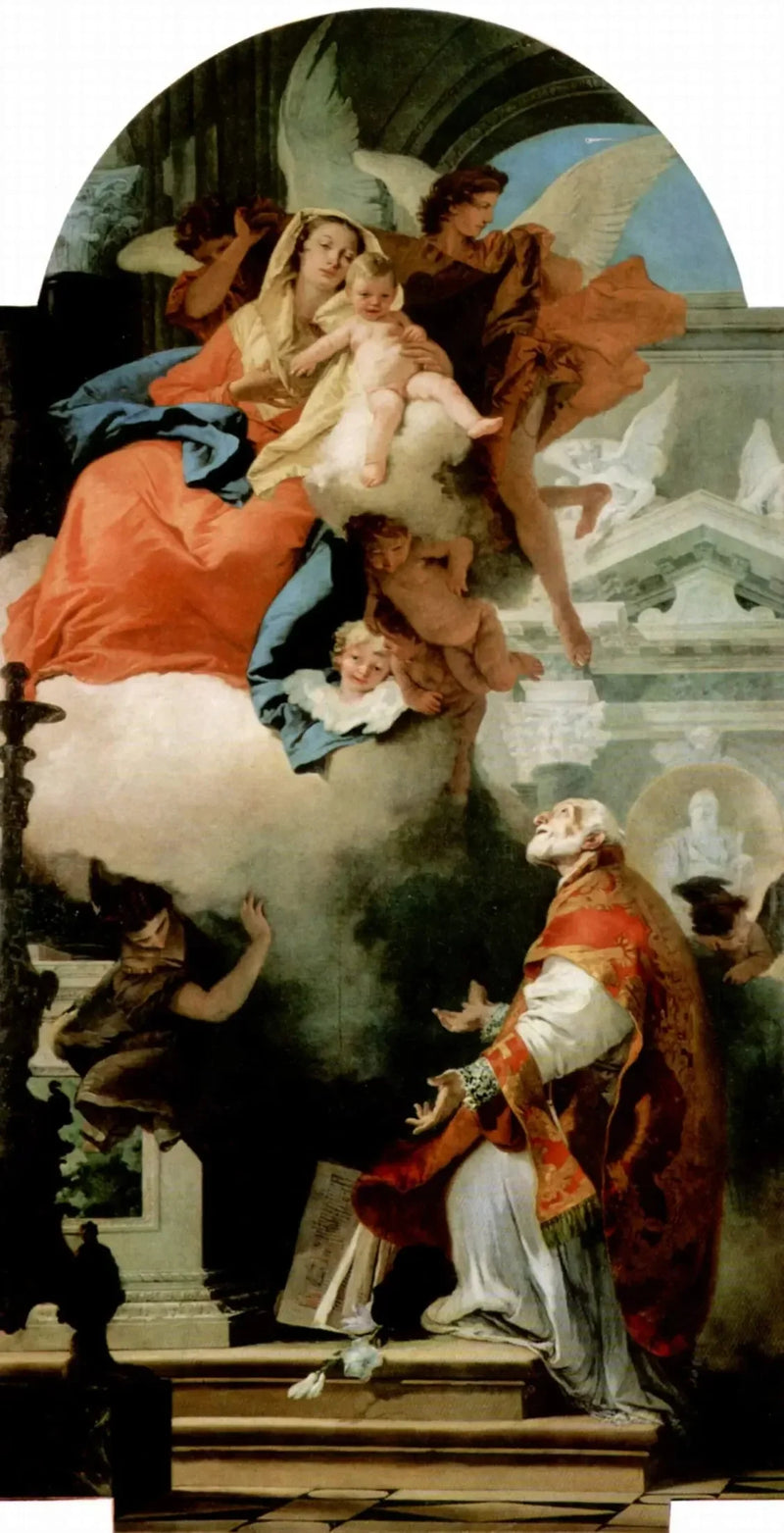 Apparizione della Vergine a San Filippo Neri - Giovanni Battista Tiepolo