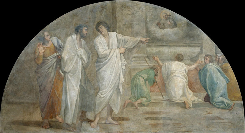 Apparizione di sant'Didaco sopra la sua tomba - Annibale Carracci