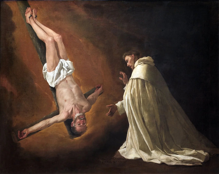 Apparizione di san Pietro a san Pietro Nolasque - Francisco de Zurbarán