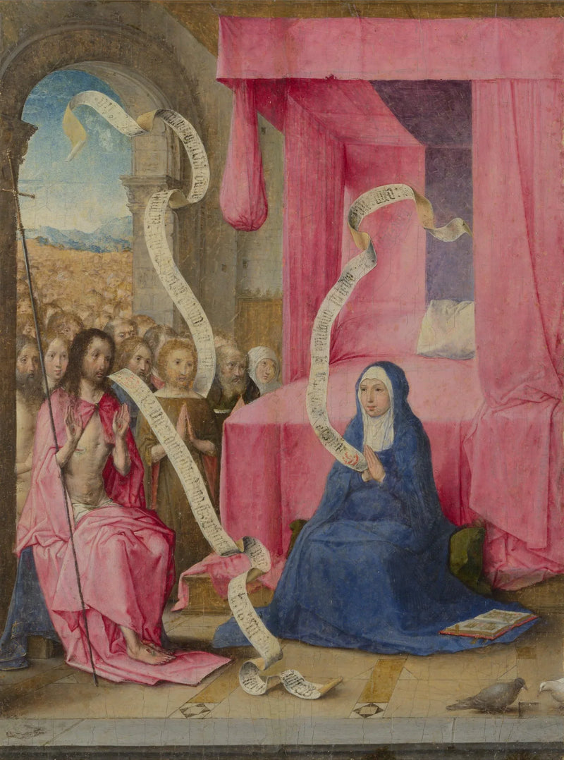 Apparizione di Cristo alla Vergine - Juan de Flandes